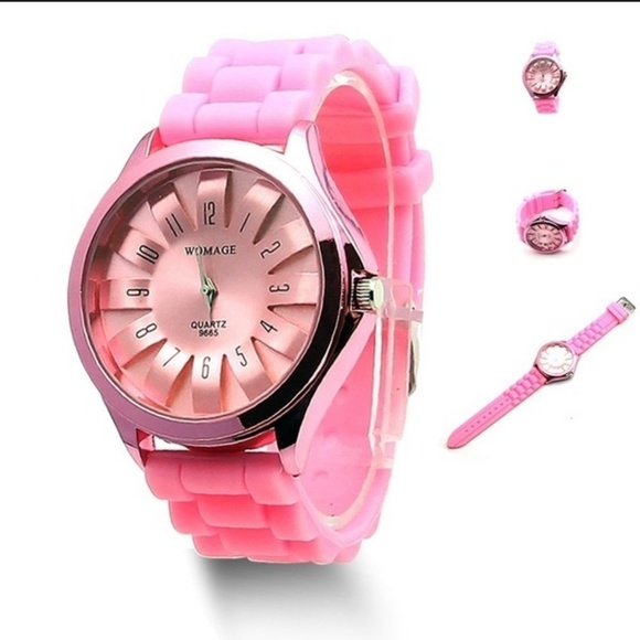 Colorful Women's Sport Jelly Wrist Watch Silicone - Picture 4 of 5